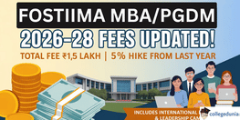 Fostiima Business School Releases MBA Fee Structure for 2026 28 Batch